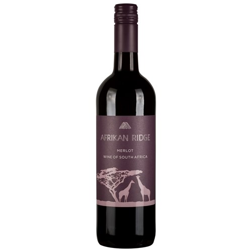 Afrikan Ridge Merlot 75cl - South African Red Wine - Celebrate in Style